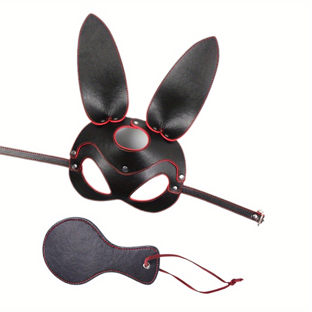 Ensemble De 2 Pièces Masque Et Pagaie De Fessée BDSM Pour Femmes, Masque  Sexy De Jeu De Cosplay, Masque Facial, Fouets Sexuels En Cuir Pu, Jouets  Sexuels BDSM Pour Femmes - Temu Belgium