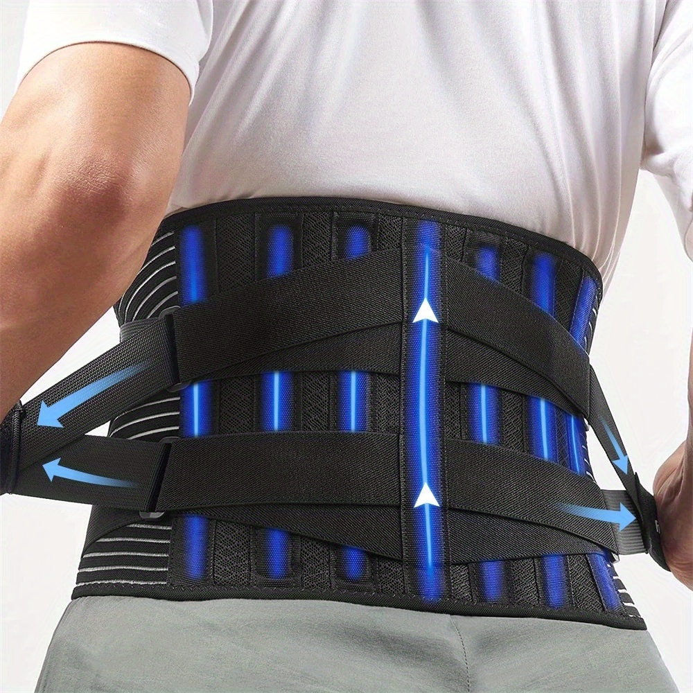 Toprunn Adjustable Orthopedic Back Support Belt Back Sports