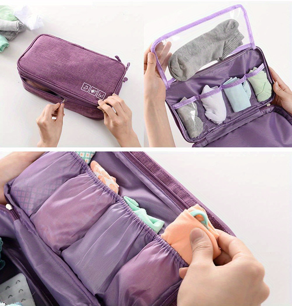 Waterproof Travel Pouch Folding Bags for Underwear/ Bra/ Socks