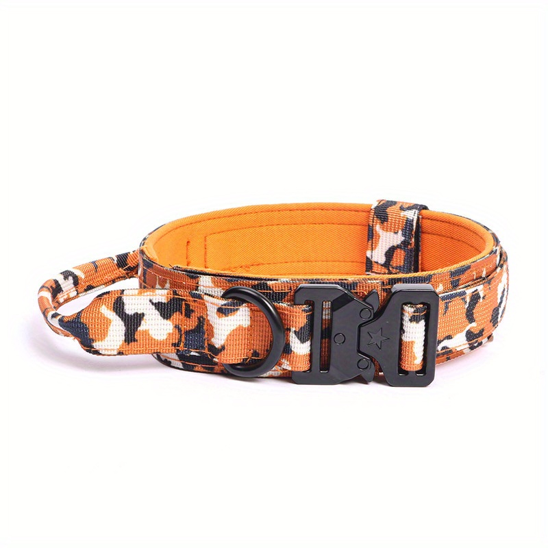 Orange tactical hot sale dog collar