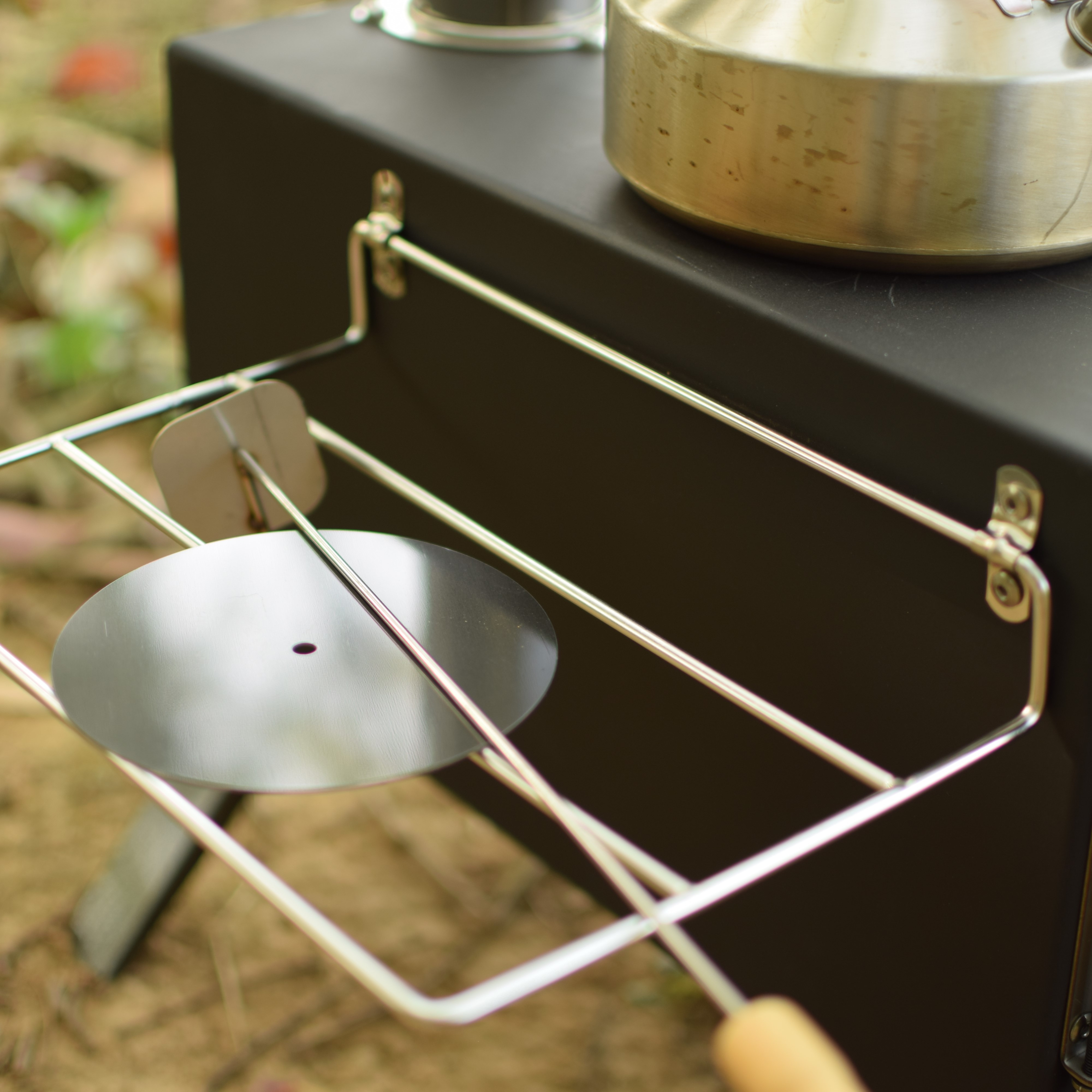 Tent Stove Portable Camping Wood Burning Stoves Carbon Steel With