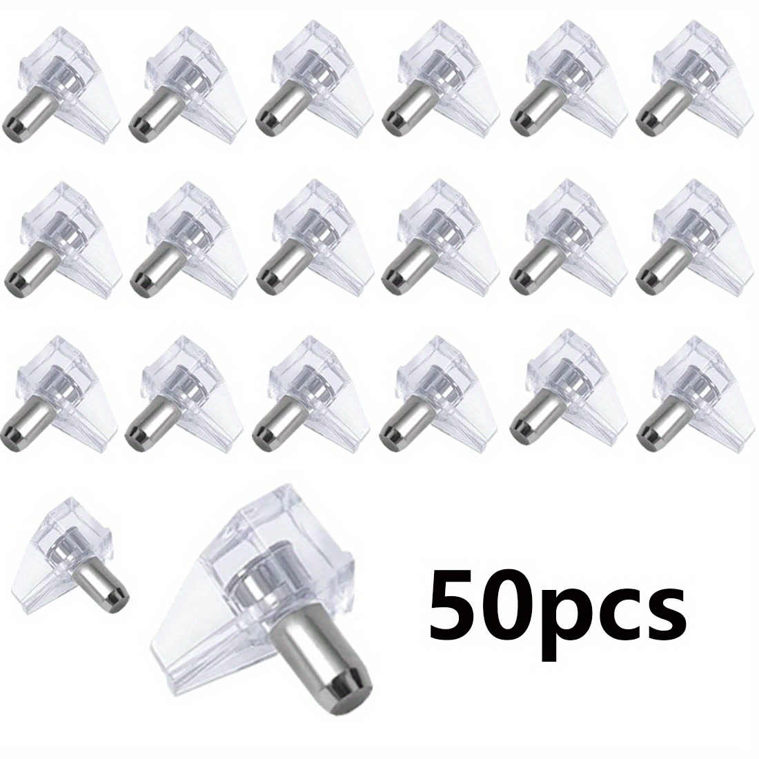 STRONG METAL SHELF SUPPORT PLUG IN 5MM STUD PINS PEGS KITCHEN
