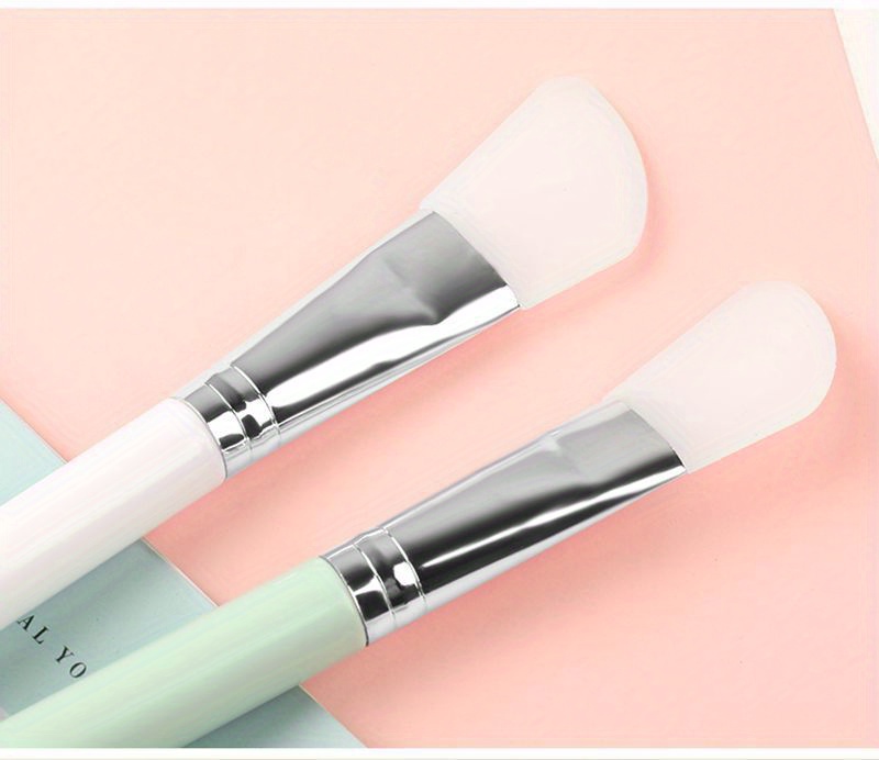 Silicone Facial Mask Brush Flexible Facial Mud Mixed Brush Temu