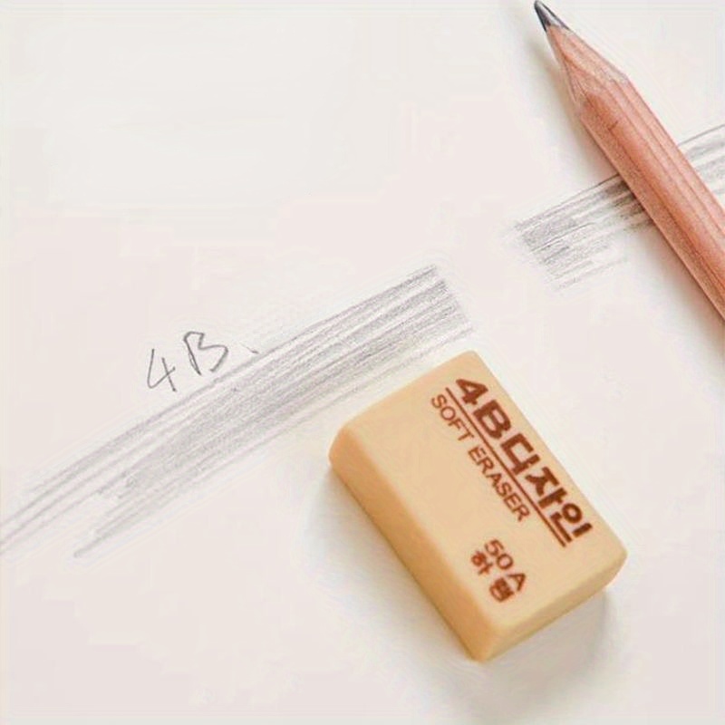 Rubber Pencil Eraser For Art Drawing Writing Office Nursery School. 