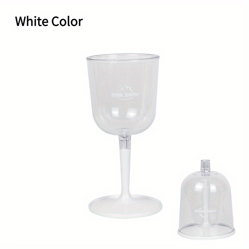 Collapsible Wine Glasses For Travel Shatterproof And Clear Portable Wine  Glass Drinking Glasses For Camping Travel Outdoors