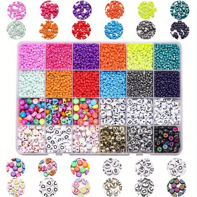 5300pcs Bracelet Making Kit, Clay Beads For Women, Friendship Bracelet  Beads, Flat Preppy Beads For Jewelry Making Crafts, Ideal choice for Gifts