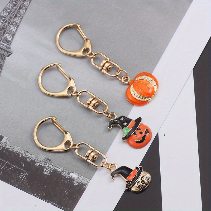 Halloween Keychain Pumpkin Metal Bulk Wristlet Accessories, Pumpkin Pendant  Cat Pendant, Backpack Bag Wallet Car Accessories, For Men - Temu United  Arab Emirates