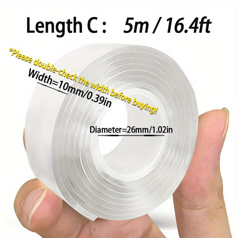 Transparent Double Sided Tape Heavy Duty Strong Adhesive - Temu