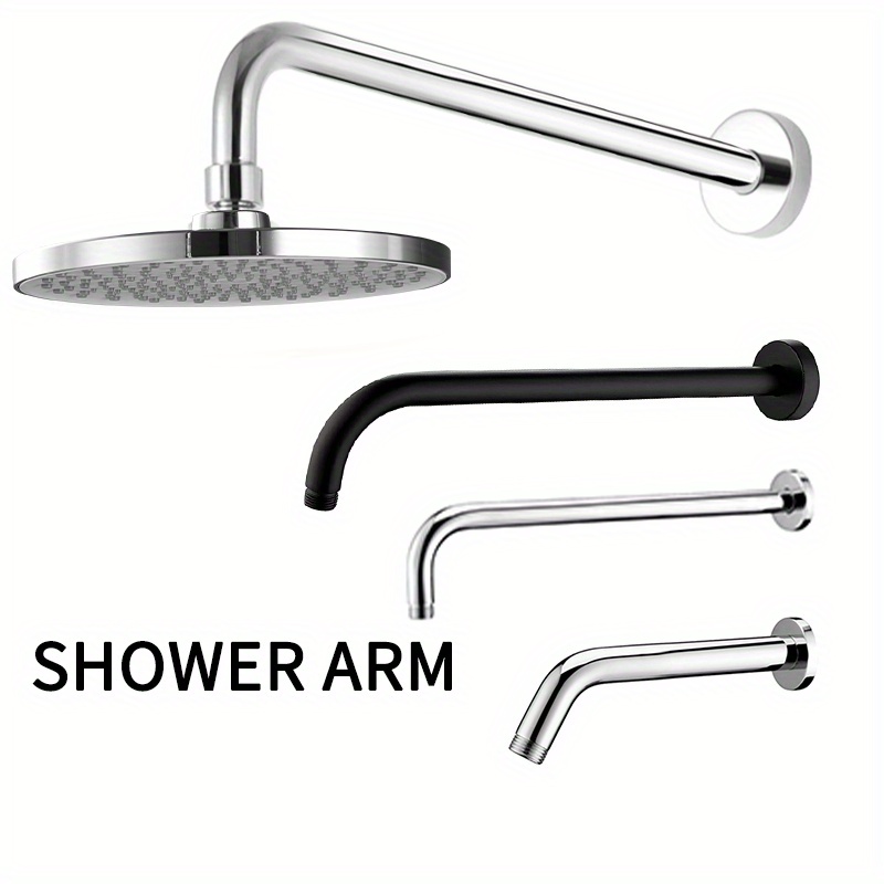 Stainless Steel Shower Arm Connected Fixed Shower Head Temu