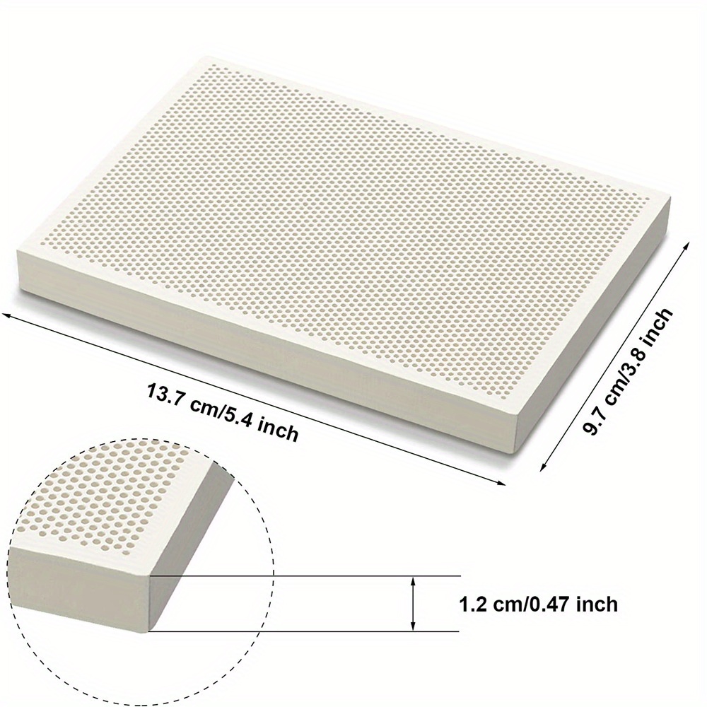 Mattone refrattario blocco di saldatura 22x10x3 cm - Marrone