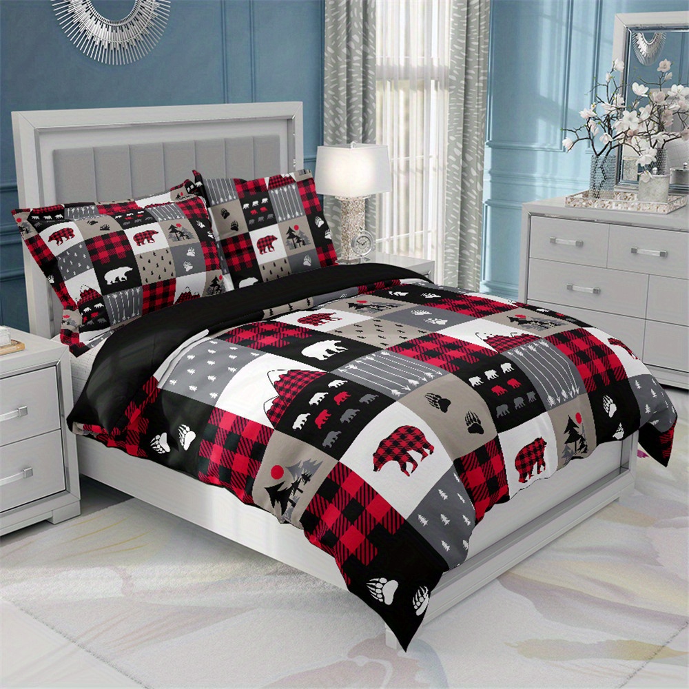 Duvet Cover Set (1*duvet Cover + 1/2* Pillowcases) Western - Temu Canada