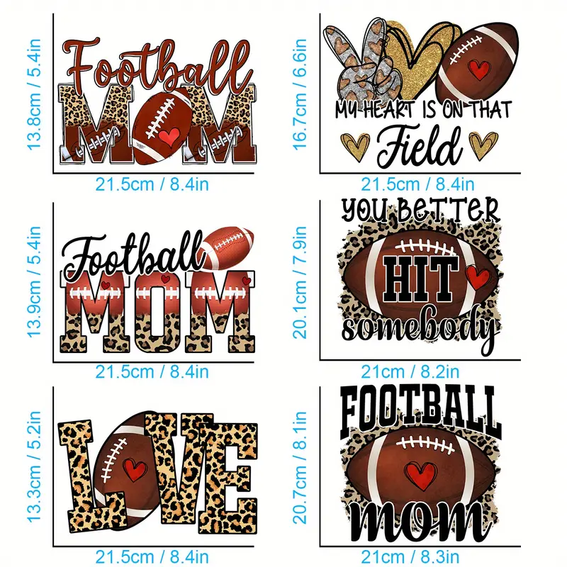 American Football Iron On Patches Transfer For - Temu