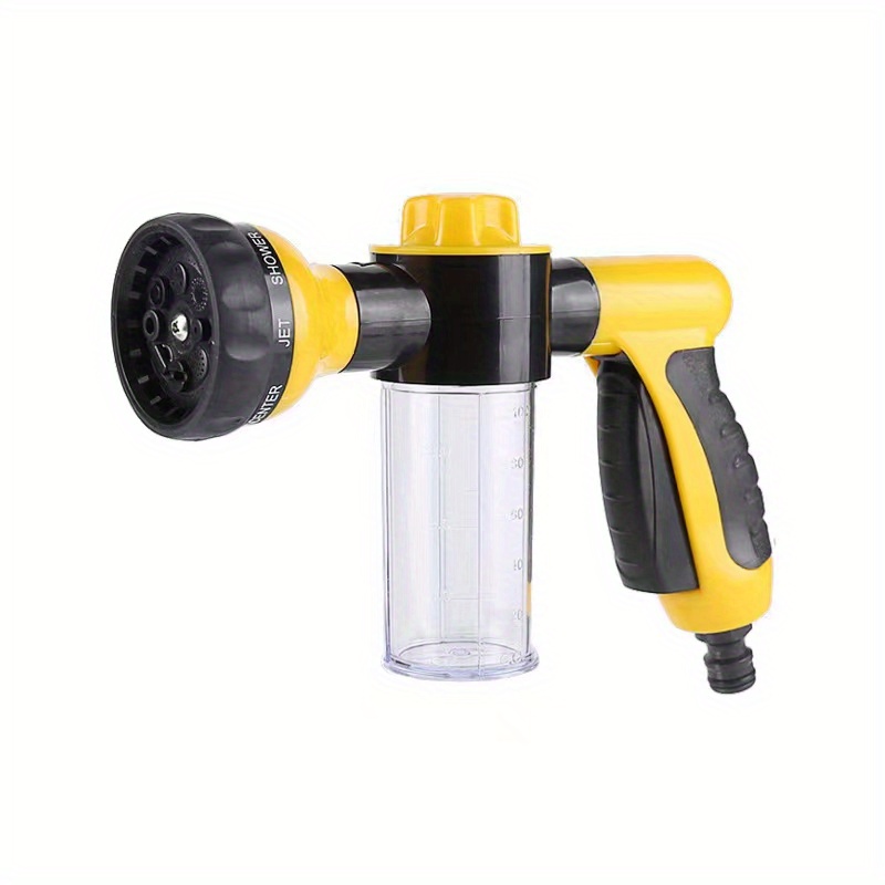 Car Foam Sprayer Nozzle Water Sprinkler With Soap Reservoir Garden Pressure  Hose Nozzle Foam Gun