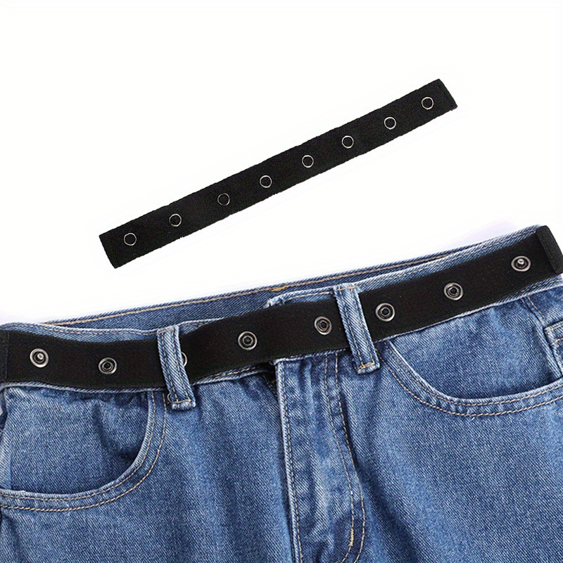 Acheter 1 pièce de pantalon en jean, extenseur de taille, bouton  d'extension de ceinture, réglage élastique, bouton de taille, boucle  d'extension de ceinture