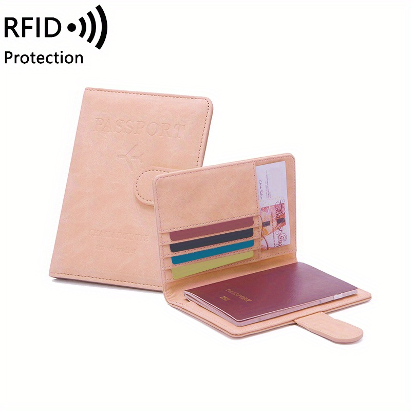 Rfid Passport Holder Creative Airplane Clasp Card Bag - Temu United Kingdom