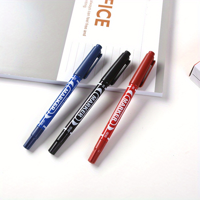 1pc Random Color Permanent Marker Pen Fine Point Waterproof Ink