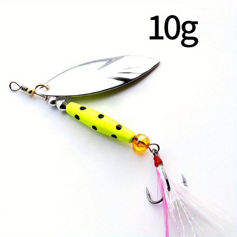 Stainless Steel Willow Sequin Fishing Lure Rotating - Temu