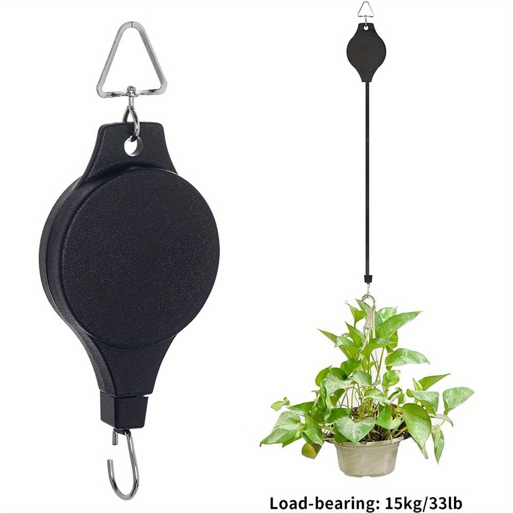 Almencla Flower Basket Hook Hanger Heavy Duty reach Adjustable
