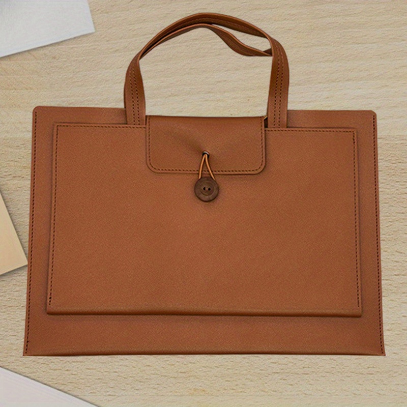 Laptop Bag for Women 15.6 Inch Waterproof Lightweight Leather