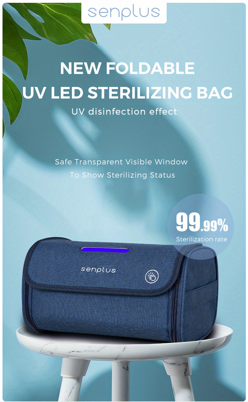 UV Sanitizer Bag Foldable Sterilizing box for baby bottles baby bowls  underwear and hotel supplies in