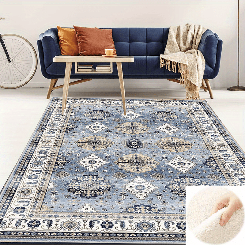  Estmy Ivory and Gray Boho Floral Oriental 3x5 Area Rugs - Ultra  Thin Machine Washable Non-Slip Entry Rug Indoor Doormat, Country Farmhouse  Vintage Distressed Throw Rugs for Kitchen Bathroom Entrance 