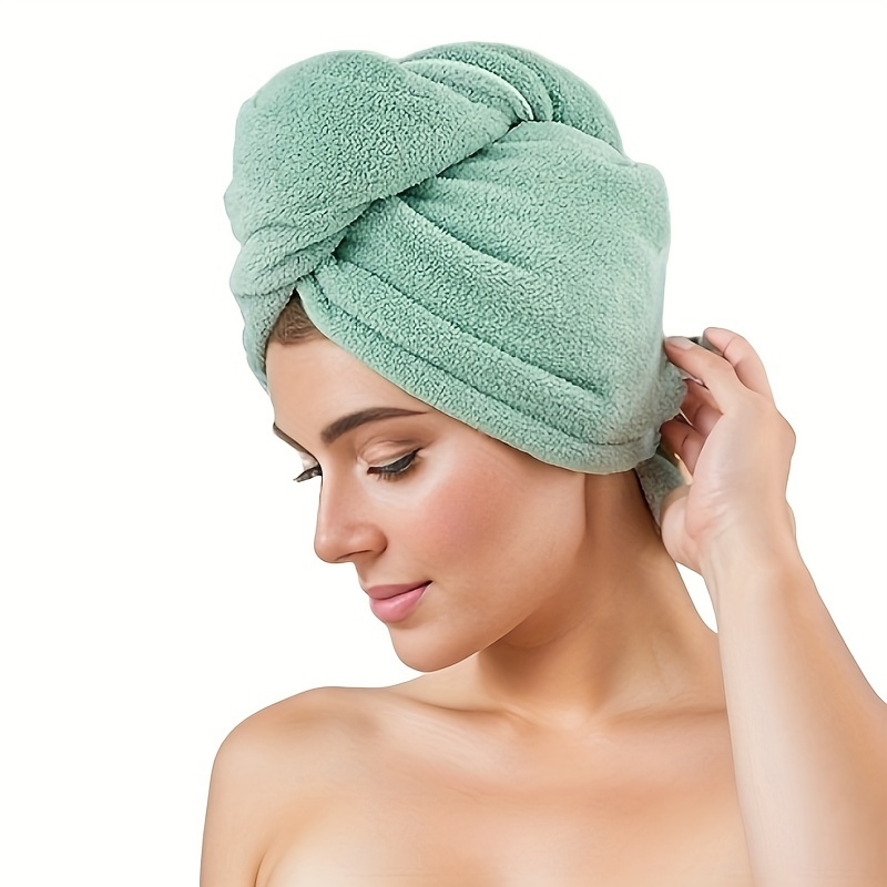 Soft Hair Drying Cap Thickened Hair Towel for Women