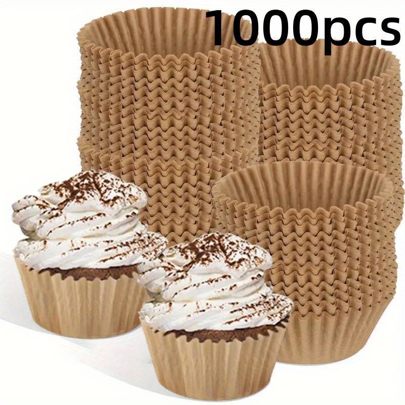 50 PCs Greaseproof Parchment Standard Size Cupcake Liners