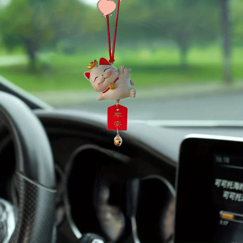 Céramique chat porte bonheur voiture décoration intérieure - Temu Canada