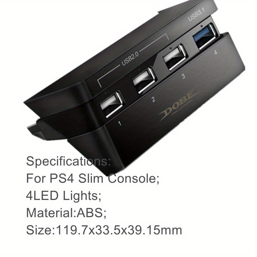 Wewoo - 2 PCS PS4 Slim Extend Adaptateur USB Accessoires pour console USB PlayStation  4 Hub 3.0 haute vitesse - Accessoires Universels - Rue du Commerce