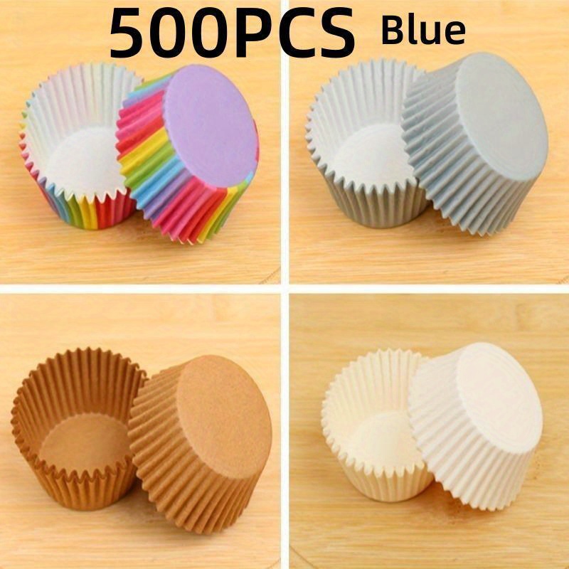 Jumbo Cupcake Liners 300 Pcs Rainbow Muffin Liners No Smellfood&gradegreaseproof Paper Baking Cups Cupcake Wrappers for PartyChristmas by Goldenba