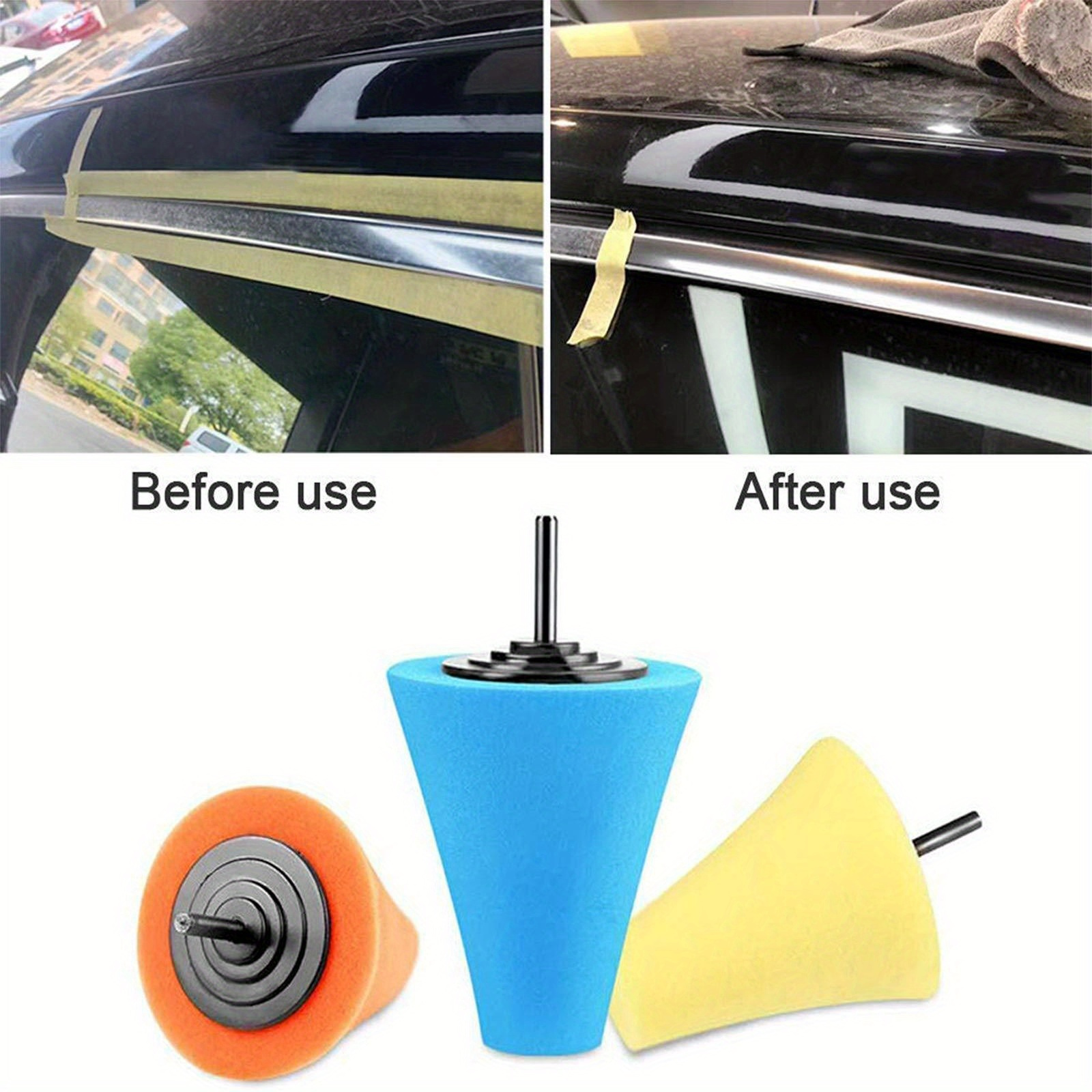 Car Buffers And Polishers Kit For Automotive Car Wheels Hub Care Metal  Plastic Ceramic And Glass Coral Velvet Car Wash Sponge - Temu Romania