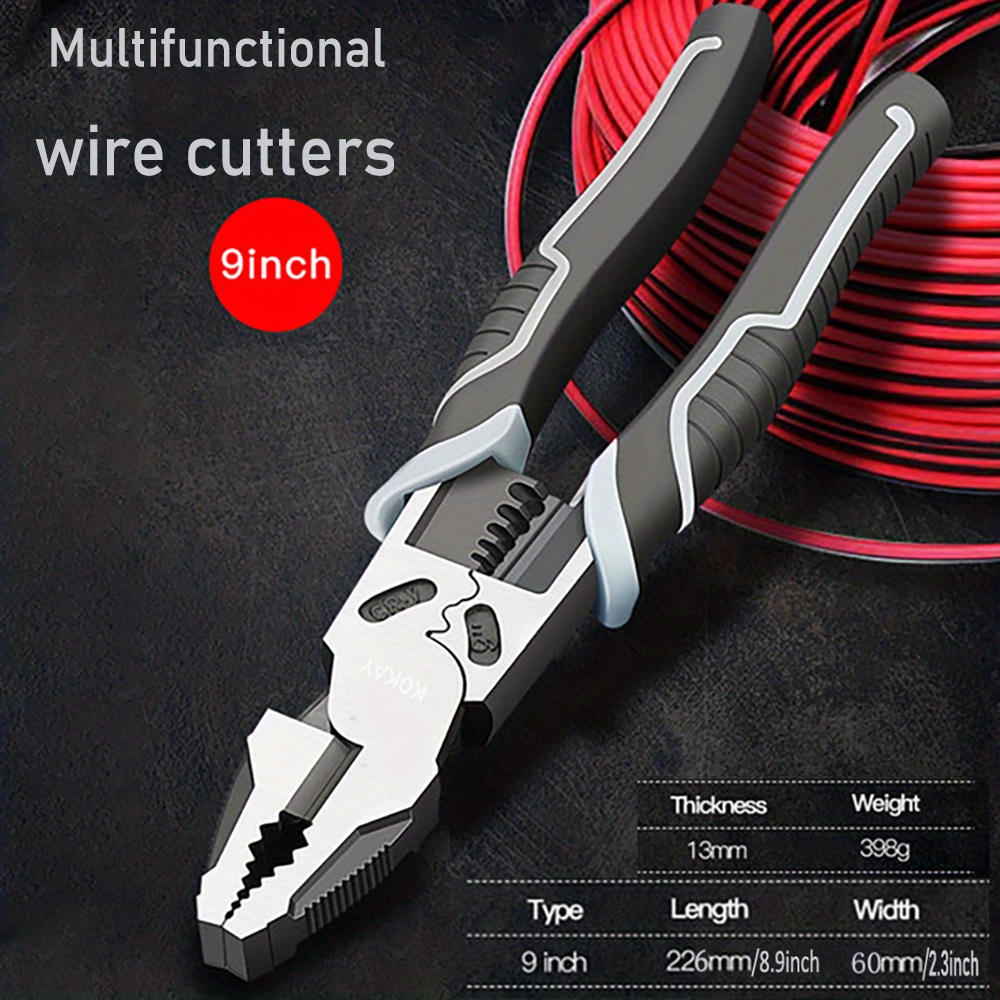 Super Alloy Wire Cutters Wire Stripper Demolisher Pliers Universal Needle Nose Pliers Electrician Metalworking Professional Tool Shop The Latest Trends Temu