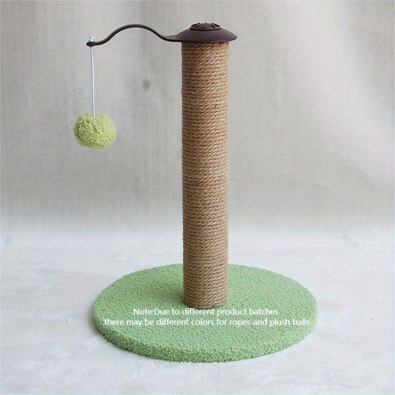 Round scratching outlet post