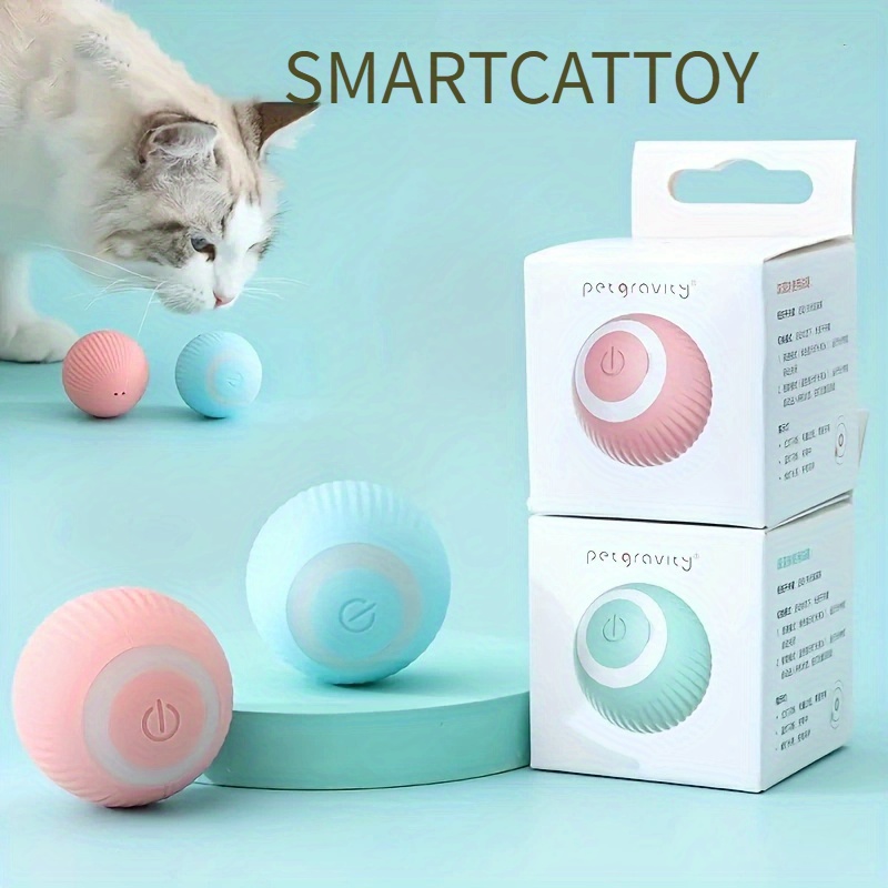  Velarosy - Juguete para gatos Velarosy, bola inteligente Wloom  Power Ball 2.0, juguete para gatos, pelota interactiva inteligente con  luces LED, bola de juguete rodante automática para gatos, juguete :  Productos