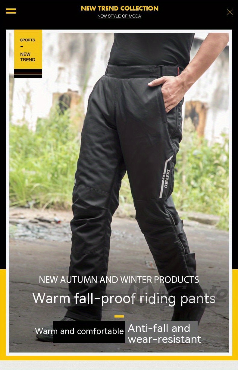 Waterproof Motorcycle Pants Fall-proof Motorbike Men's Riding
