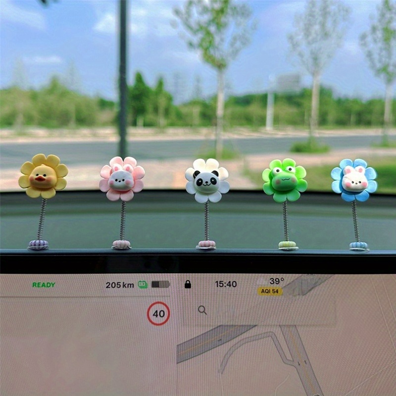Shaking Flower Car Dashboard Decorations Car/room Interior Temu