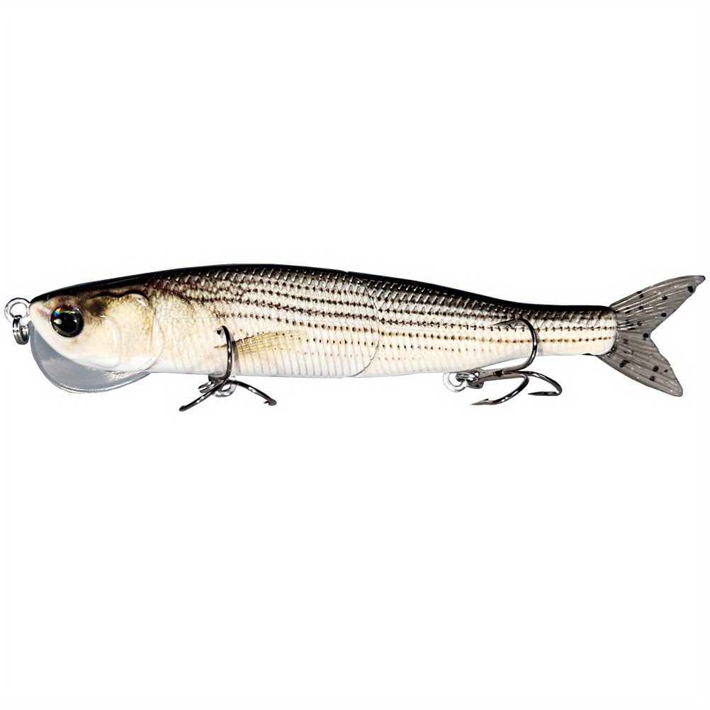 Image of 12cm 14g Slow Sinking High Quality 2 Jointed Bait Swimbait Pike Fishing Lure Fishing Swimbait Glide S Swimming 2 Multi Jointed Lure Trout Fresh Water Slow Sink Fish Bait