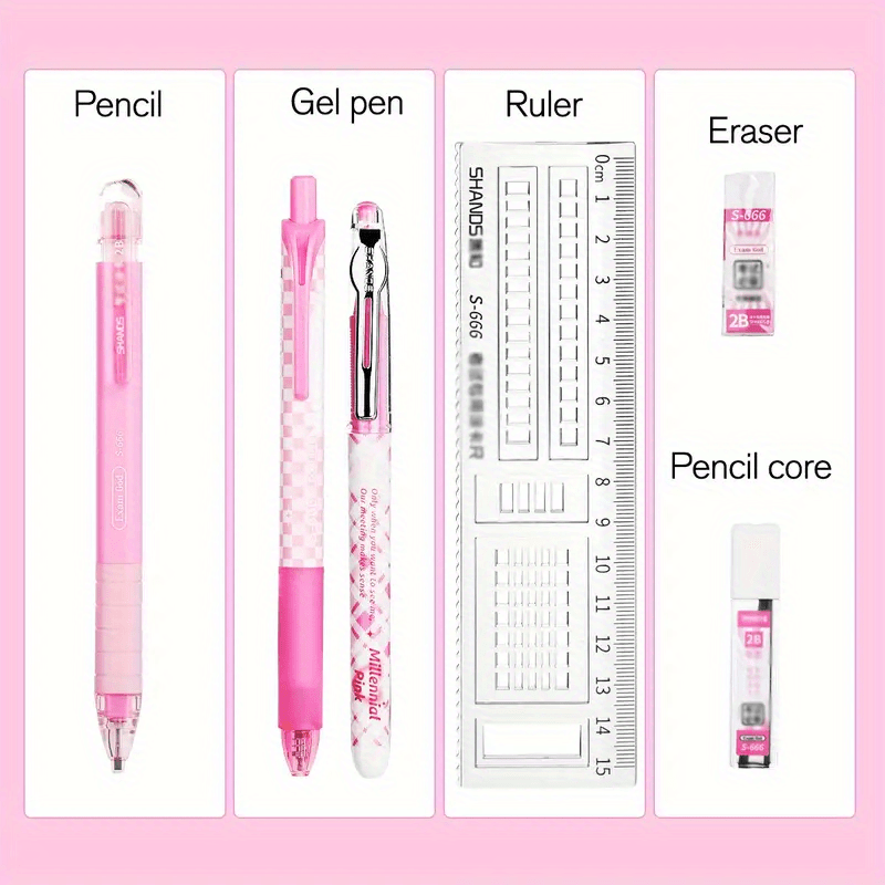 Crayons souples flexibles avec gomme, stylo à haute courbure, jouet créatif  incurvé, fournitures de bureau, mignon, coloré, 2 pièces