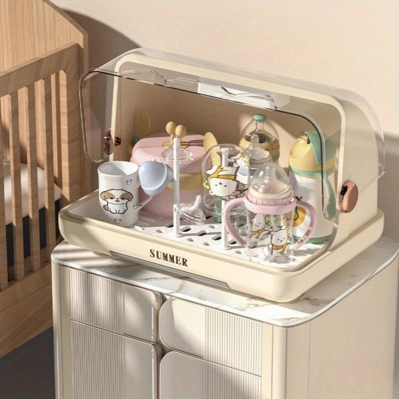 Baby Bottle Storage Rack Baby Tableware Bowls and Chopsticks Food  Supplement Tool Organizer Home Desktop Water Cup Storage Shelf - AliExpress