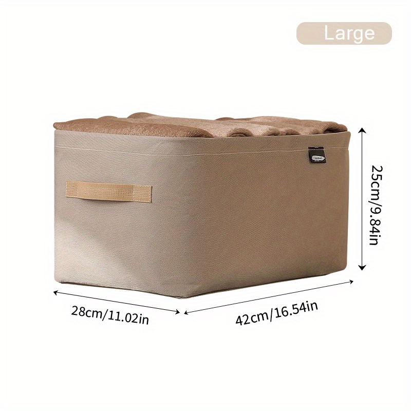 Portable Storage Bin With Handles With Support Metal Rack - Temu