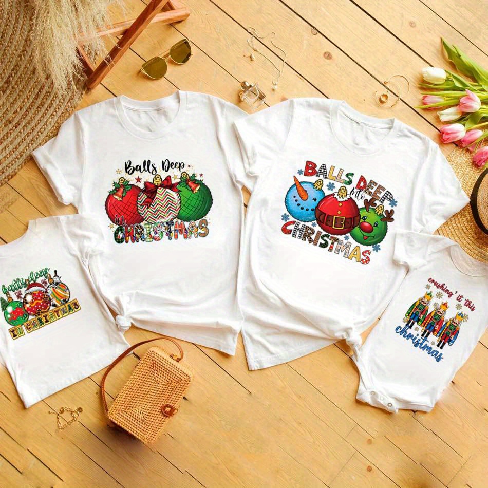 Christmas Balls Sticker Girls Iron Transfer Sticker Clothing Temu New Zealand