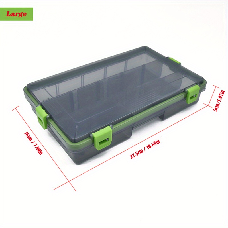 Double Sided Fishing Tackle Box fishing Accessories Tool Storage Boxes Fish  Hook Lure Fake Bait Boxes For Carp Fishing Goods