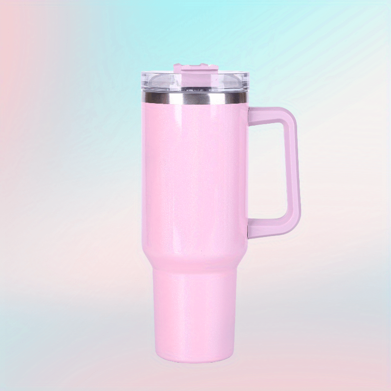 Pink Parade 40oz Stainless Steel Tumbler With Silicone Handle, Perfect For  Camping, Travel, And Valentines Day Gifts GG0113 From Cinderelladress,  $3.99