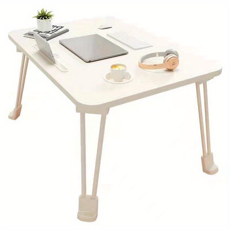 1 pieza plegable portátil mesa para cama , ordenador portátil escritorio ,  lectura Bandeja , Vajilla mesa con Soporte de taza, Mode de Mujer