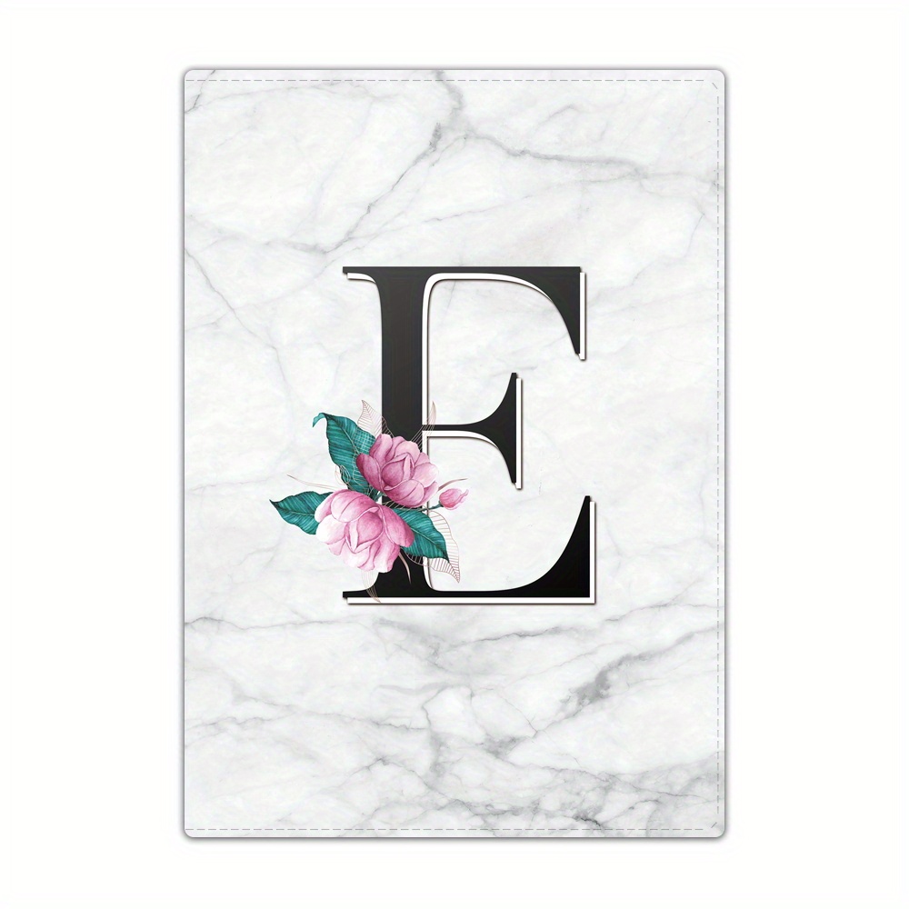 Pink With Flowers Passport ID Card Holder Passport ID Card 