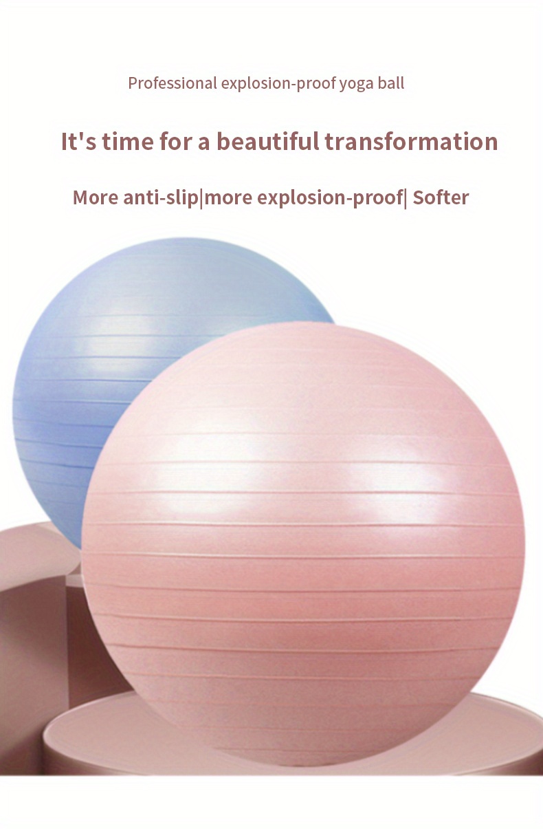 Non slip Balance Ball Thickened Explosion proof Yoga Ball - Temu