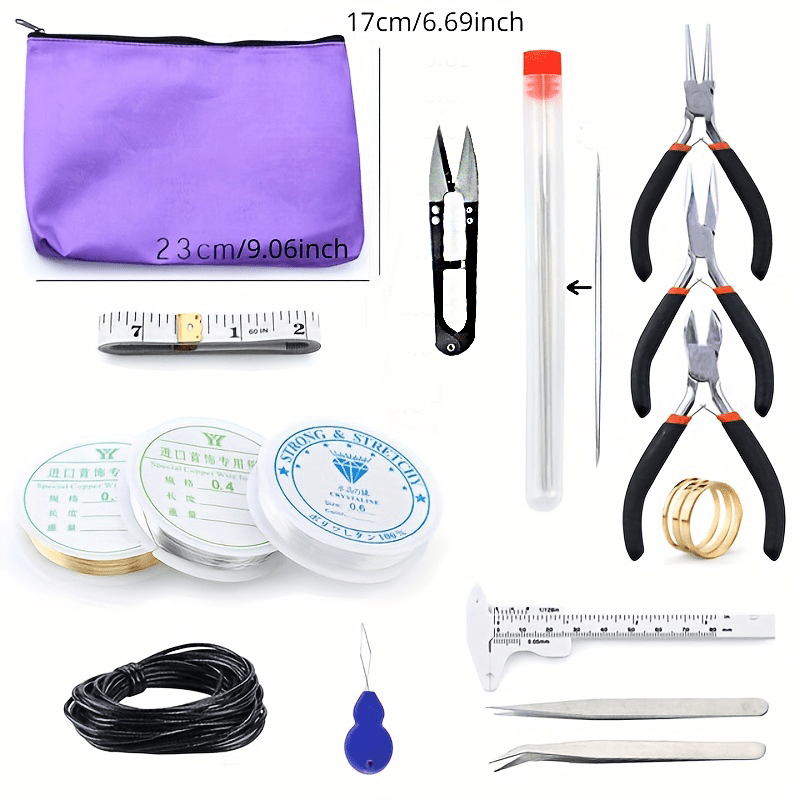 PAXCOO Jewelry Making Supplies Kit with Jewelry Tools, Jewelry
