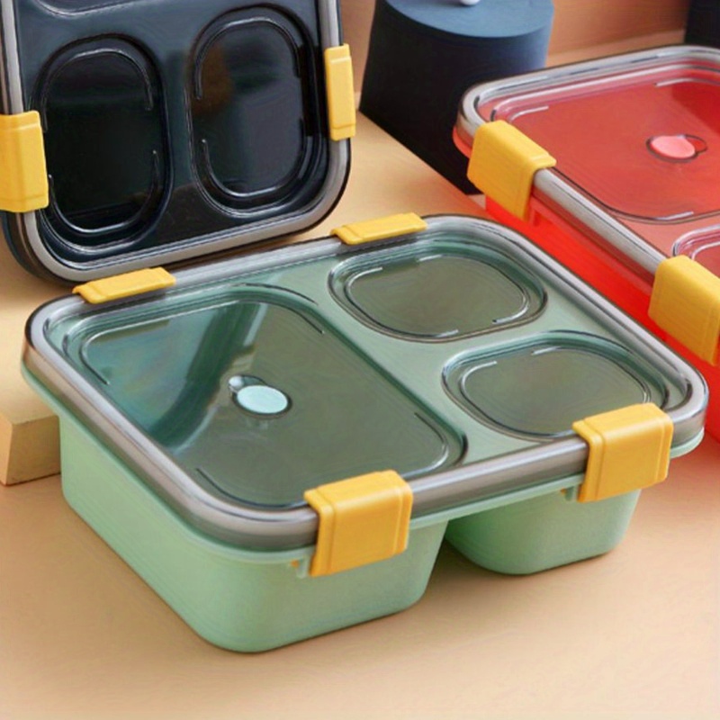3/4 Grid Stainless Steel Food Box with Tableware Keep Food Hot Portable  Plastic Storage Containers Leakproof Lunch Box - China Food Container and  Stainless Steel Lunch Box price
