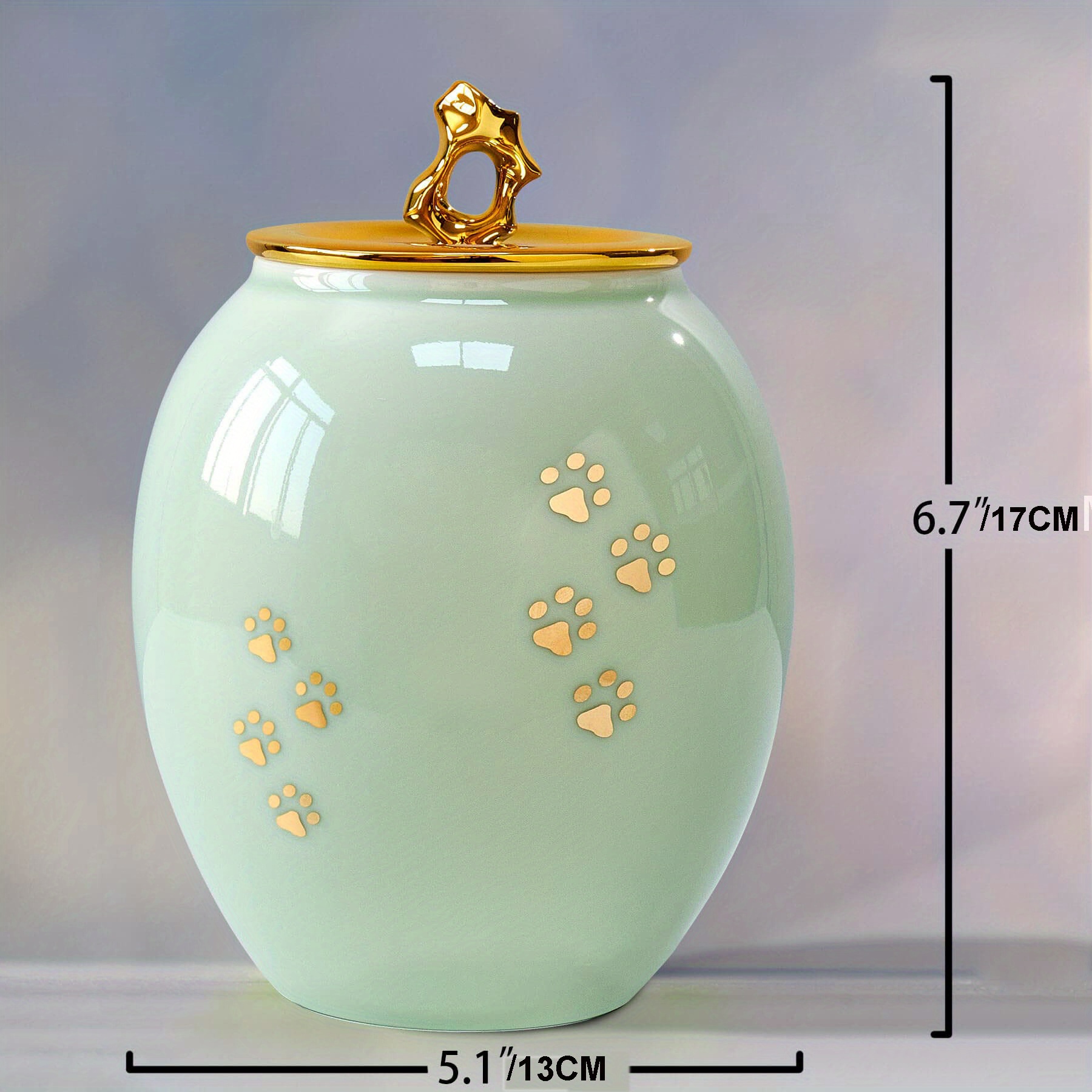 Pet Ceramic Urn Dog Ashes Container Ashes Holder Memorial Temu