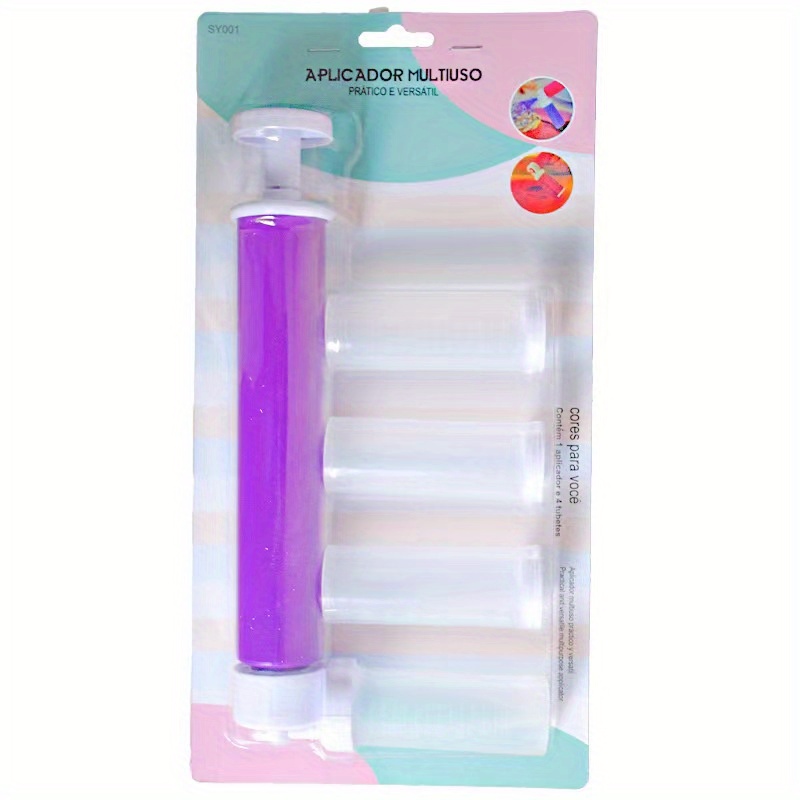 Manual Airbrush for Cakes Glitter Decorating Tools, Cake Coloring Duster Multifunction Plastic Cake Coloring Sprayer for Baking Desserts Cupcakes
